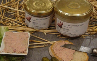 terrine rillette de porc bocal 170 gr