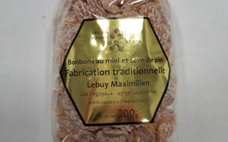 Pastilles miel et sève de pin 200gr