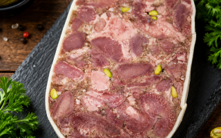 TETE ROULEE PISTACHEE DE PORC