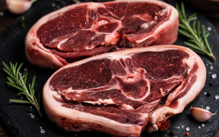 côte filet agneau de pays 2 tranches 350 grs