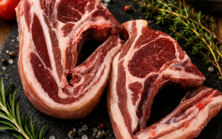 côte d agneau de pays 2 tranches 350 grs