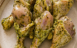 pilon de poulet mariade maitre d hotel 6 pieces 800 grs