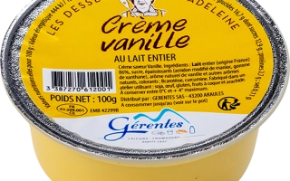 CRÈME DESSERT VANILLE GERENTES 100GR