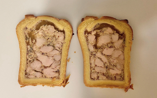 Pâté Croûte poulet/moutarde 2 tranches x 300gr