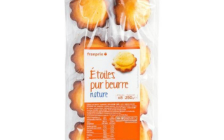 Etoiles pur beurre  (250gr)