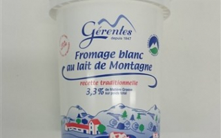 Fromage blanc 20% MG gérentes (pot de 500 Gr)