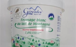 Fromage blanc 40% MG gérentes (sceau de 1 kg)