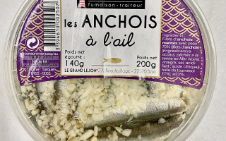 Les Anchois à l'ail 200gr