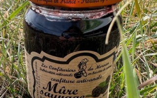 CONFITURE de mure sauvage380 gr france cat 2