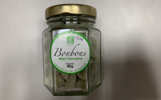 Bonbons Miel/Verveine BIO 80gr