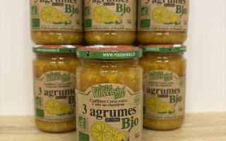 CONFITURE BIO 3 AGRUMES CORSE 360GR