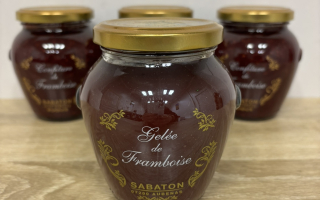 CONFITURE FRAMBOISE ardeche 350 gr