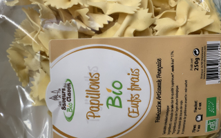 Papillons BIO aux oeufs (250gr)