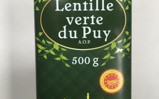 LENTILLE VERTE DU PUY boite 500 grs