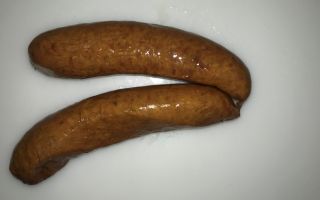 saucisses cuite fumées x 2