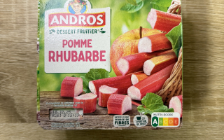 Compote Pomme Rhubarbe 4x100gr