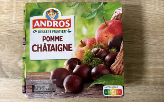 Compote Pomme Chataîgne 4 x 100gr