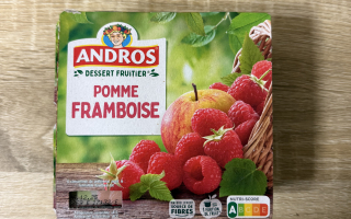 Compote Pomme Framboise 4 x 100gr