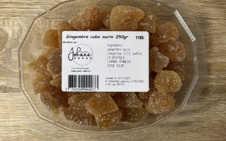 GINGEMBRE CUBE SUCRE 250GR