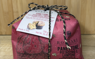 PANETTONE FRAMBOISE CHOCOLAT BLANC 750GR
