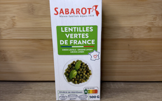 LENTILLE VERTE DE FRANCE PQT 500gr