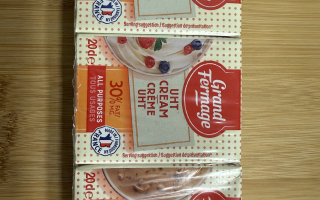 Crème UHT 30% grand fermage 20Cl x3