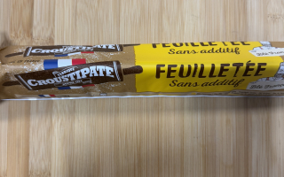 Pâte feuilletée sans additif croustipate 230gr