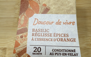 DOUCEUR DE VIVRE BASILIC REGLISSE EPICES A L ESSENCE D'ORANGE 36 GR PAGES
