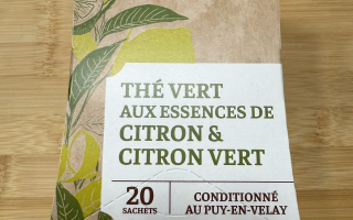 THE VERT AUX ESSENCES DE CITRON & CITRON VERT BIO PAGES 36GR