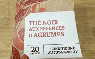 THE NOIR AUX ESSENCES D'AGRUMES BIO PAGES 36GR