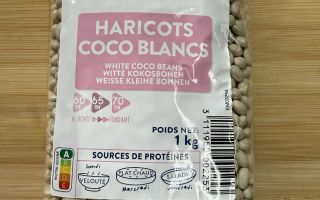 HARICOTS COCO BLANCS 1 KG