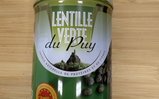 BOITE METALE LENTILLE VERTE DU PUY 500 GR