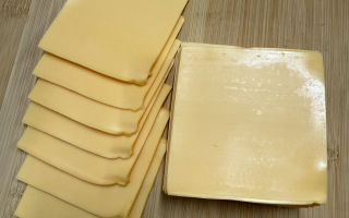 Cheddar tranché fromage fondu