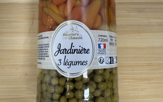 Jardinière 3 légumes " Les saveurs du clavon" 720 ml