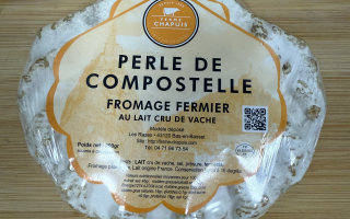 Perle de Compostelle fromage fermier au LAIT CRU de vache  200gr