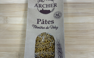 Pâtes sèches nature forme coquillette 500 gr "la ferme archer "