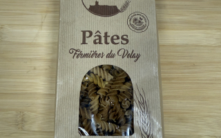 Pâtes sèches curry forme torsade 400 gr "la ferme archer"