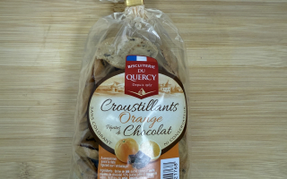 Croustillants a l'orange pépites de chocolats  Gazaud 175 gr
