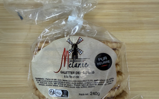 Galettes des cœur fleurs de sel 240 gr