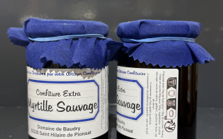 CONFITURE MYRTILLE SAUVAGE 370GR