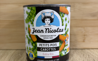 PETITS POIS CAROTTES 530GR
