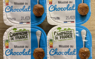 MOUSSE CHOCOLAT AU LAIT 4 X 54GR