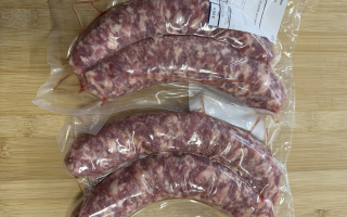2 Saucisses fraiche pur porc