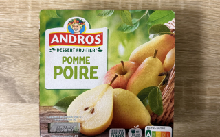 Compote Pomme Poires 4 x 100gr