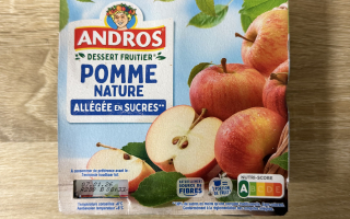 Compote pomme 4 x 100gr