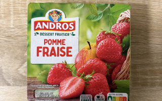 Compote Pomme Fraise 4 x 100gr