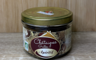 CHÂTAIGNES grillées apéritifs bio 130gr
