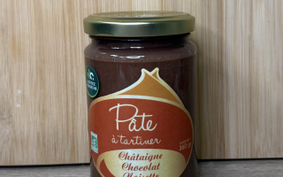 PÂTE À TARTINET CHÂTAIGNE/ CHOCO/NOISETTE 360GR