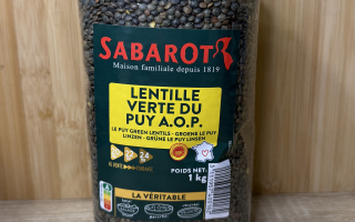 LENTILLE VERTE DU PUY AOP 1KG SABAROT