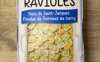 GRATIN RAVIOLES ST JACQUES 310GR